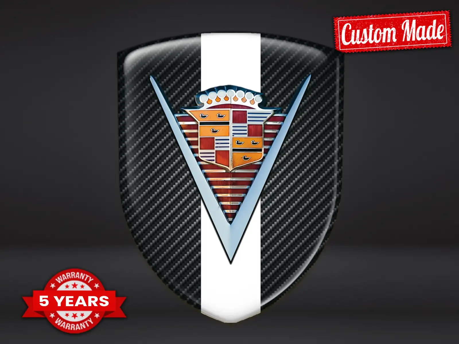 Cadillac Vinilos Ventana Coche Deporte Personalizable Resistente ST